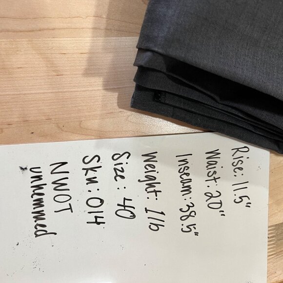 Mens Charcoal Gray Dress Pants Size 40 NWOT - Picture 9 of 9